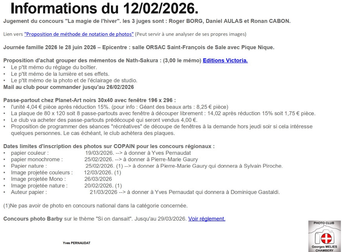 2026-02-12 infos